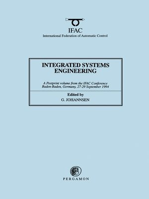 cover image of Integrated Systems Engineering